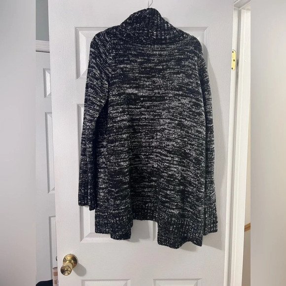 Levis Black Thick Chunky Mid-Length Knitted Cardigan Size Medium - Picture 7 of 7